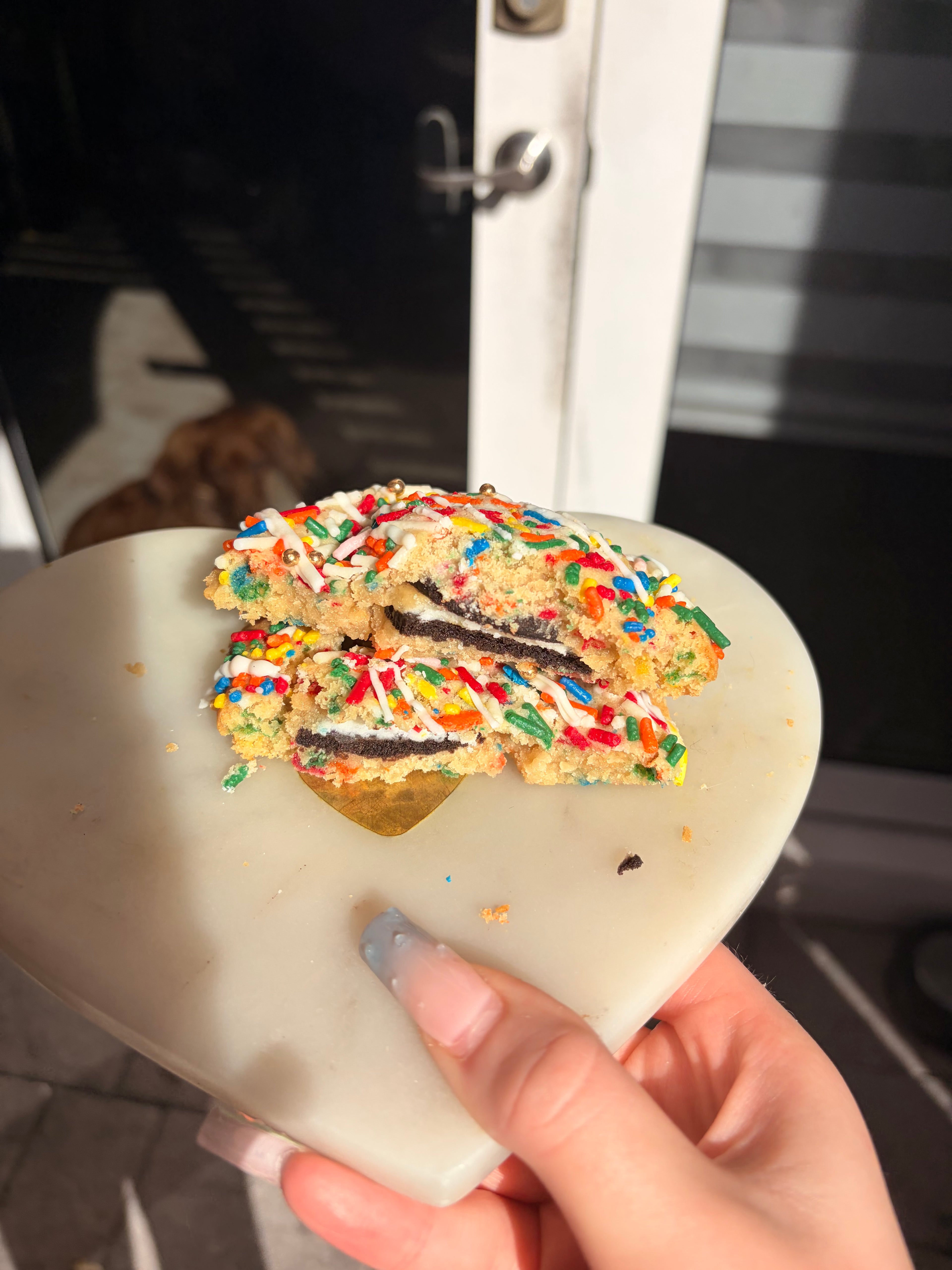 birthday cake cookie